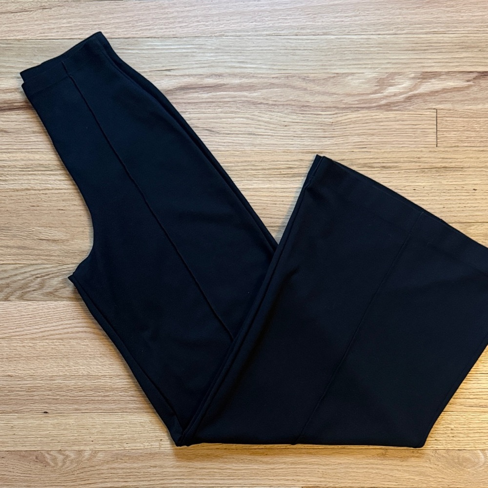 Ripley Rader High-Waist Black Wide-Leg Ponte Knit Stretch Pants size 3 Medium - Picture 3 of 5
